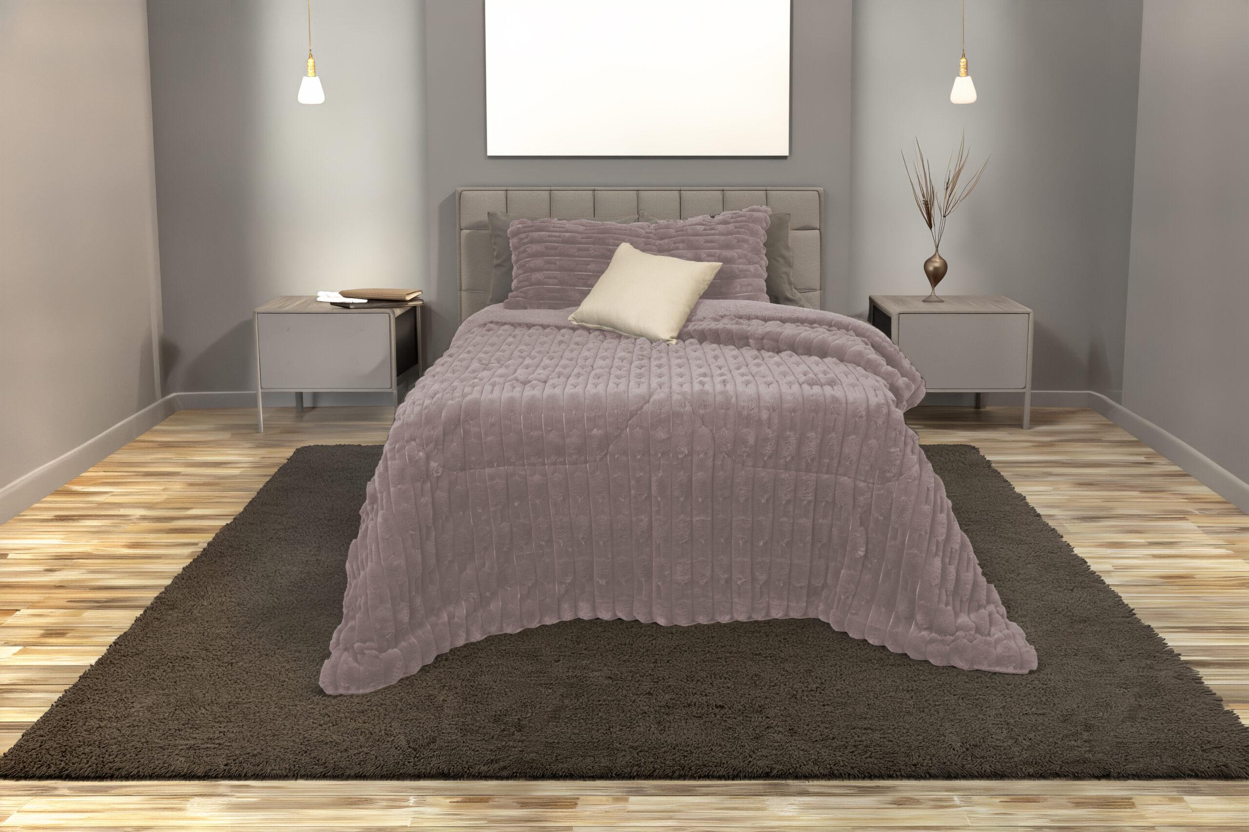 Cobertor nordico adobe rose 1