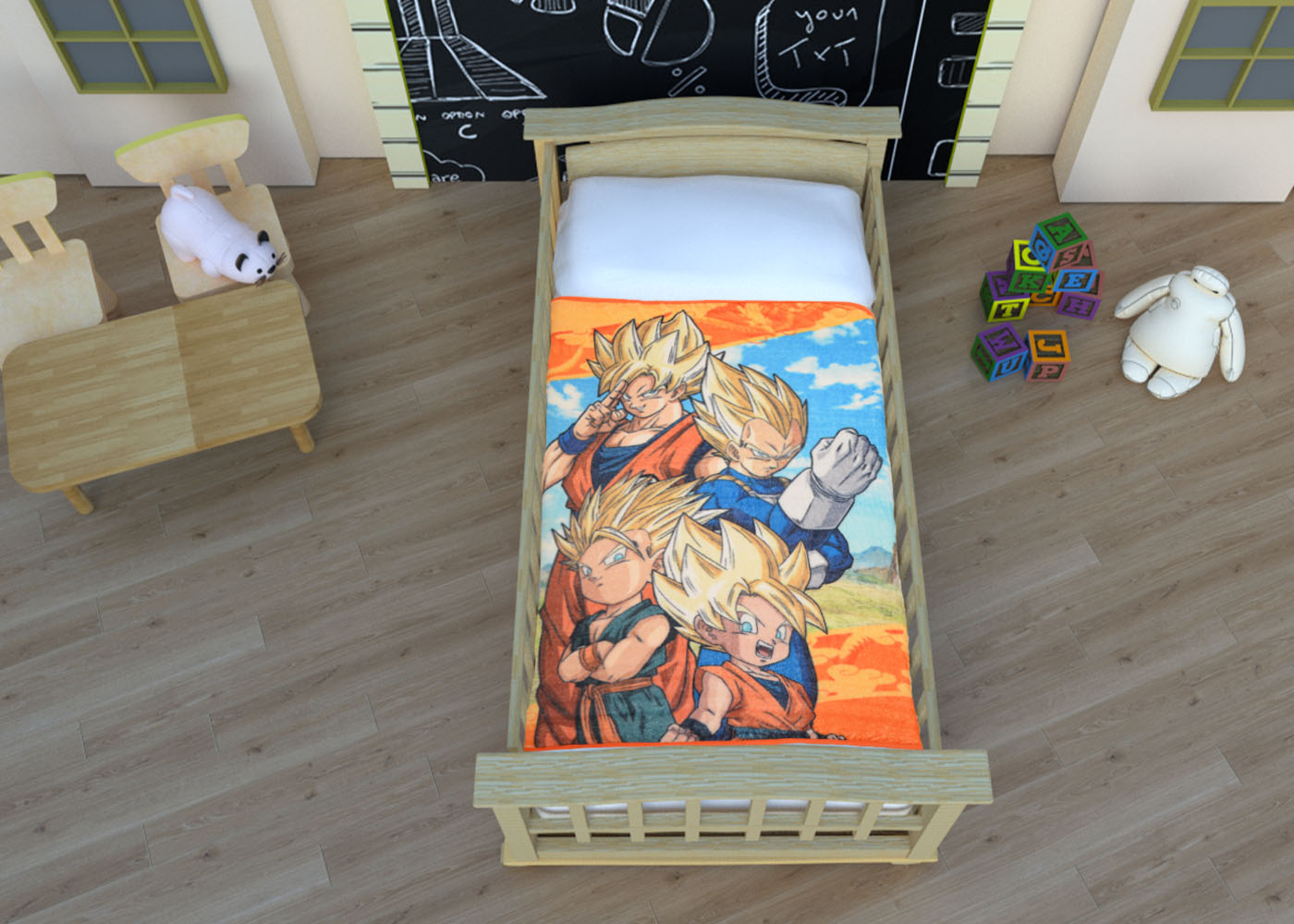 Frazada Tersupiel Dragon Ball