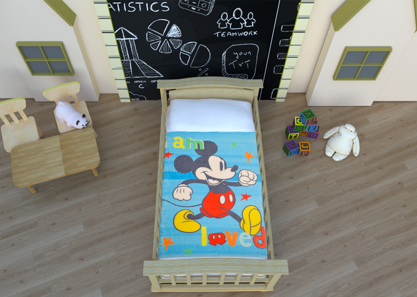 Frazada Tersupiel Mickey
