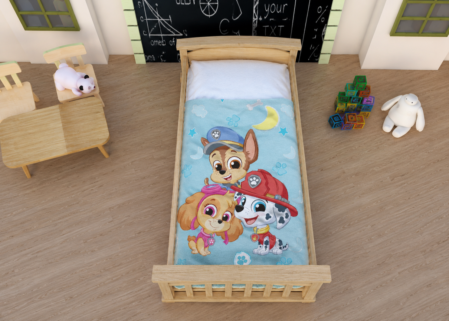 Frazada Tersupiel Paw Patrol Niño